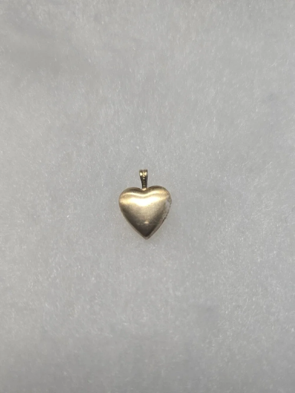 Tiny Heart-Shaped Floral Pendant Necklace - Gold with Pink and Green Accents